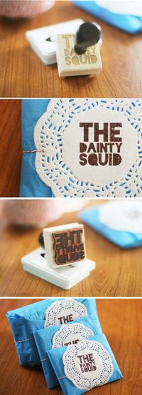 Love the stamp on the doilies. This will go great with the doilies I already add to my packaging :)