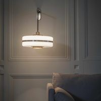 Pure machined elegance is just some of what Bert Frank lighting designs are known for. The Masina Wall Sconce treads a line between Art Deco and mid-century modern lighting styles. #modernlikeyou #modernbrass #exclusivelyatlumens
