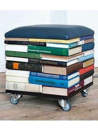 Upcycling-Ideen: Der Bücher Hocker Mehr
