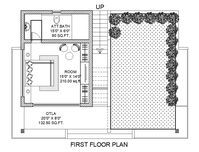 37’x27’ first floor cottage plan is given in this AutoCAD drawing model. Download the Autocad model. - Cadbull