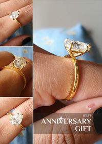 5 Prong Ring| Alternative Wedding Ring ✥ 𝐃𝐞𝐬𝐜𝐫𝐢𝐩𝐭𝐢𝐨𝐧 𝐎𝐟 𝐑𝐢𝐧𝐠: ● 𝐌𝐨𝐢𝐬𝐬𝐚𝐧𝐢𝐭𝐞 𝐃𝐢𝐚𝐦𝐨𝐧𝐝 𝐃𝐞𝐭𝐚𝐢𝐥𝐬:- ● 𝐂𝐞𝐧𝐭𝐞𝐫 𝐒𝐭𝐨𝐧𝐞 𝐃𝐞𝐭𝐚𝐢𝐥𝐬:- → Center Stone Shape: Pear Cut → Center Stone Size : 2.61CT → Center Stone Measurement : 11.0*7.50mm ● 𝐒𝐢𝐝𝐞 𝐒𝐭𝐨𝐧𝐞 𝐃𝐢𝐚𝐦𝐨𝐧𝐝 𝐃𝐞𝐭𝐚𝐢𝐥𝐬:- → Side Stone Shape: Round Cut ( Moissanite ) → Side stone carat Weight : 0.004ct ; (Per Piece) → Side Measurement : 0.80mm ; 0.024ctw ; 6 pcs