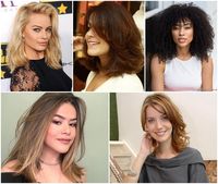 Cabelo médio feminino- lindos cortes para você se inspirar! #cabelo #cortesdecabelo #cortesdecabelofeminino #cabelosmédios #cabelocacheado