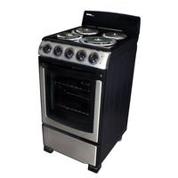 Danby 20-in 4 Elements 2.3-cu ft Freestanding Electric Range (Black Stainless Steel) in the Single Oven Electric Ranges department at Lowes.com