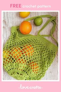 Looking for a DIY gift for an eco-conscious bestie? Give this reusable crochet market bag by Krisztina Matejcsok-Edomer a go! 🧡