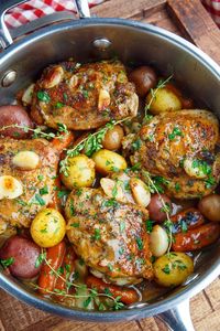 Rustic Roasted Garlic Chicken with Asiago Gravy