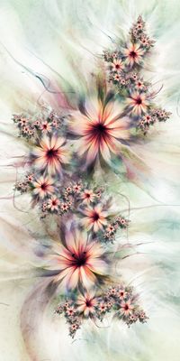 UltraFractal Flowers - love flowers. I love fractals. I love this.