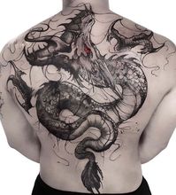 #blxckink #blxckink_usa #blxckink_ustx #usatattoo #tattoousa #smithvilletattoo #texastattoo #tattooing #creapytattoo #dragontattoo #creaturetattoo #backtattoo