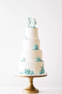 28 Beach Wedding Cake Ideas