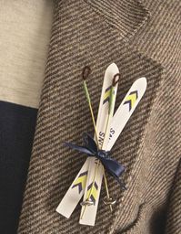 Ski boutonnière