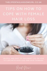 Helpful and Easy Tips on How to Cope with Female Hair Loss. If you are going through hair loss or hair thinning, then these tips may prove helpful and effective.