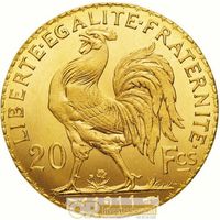 Pièce 20 Francs Marianne Coq