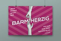 Jesus Christus spricht: Seid barmherzig, wie auch euer Vater barmherzig ist! – Lukas 6,36 Bibel Design Schaukasten Motiv von Sebastian Hoffmann mehr auf jahreslosung.jetzt