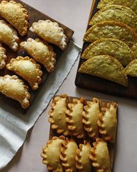 Sweet Empanadas - queso fresco with a little bit of sugar.