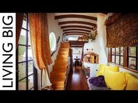 (28) Amazing DIY European Style Tiny House With Pizza Oven - YouTube