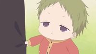 This chibi is from the anime "Gakuen Babysitters." This anime chibi gif is of Kashima Kotarō.