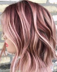 45 Rose Gold Hair Color Ideas for Short Haircuts This Year - Wass Sell