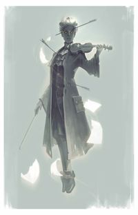 Character inspiration | ghost writing writers block idea musician violin prompt