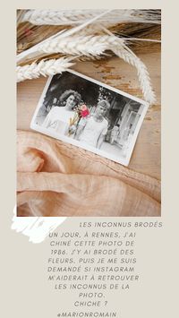 Reconnaissez-vous ces inconnus brodés ? - Marion Romain