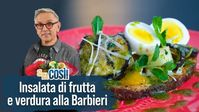 INSALATA DI FRUTTA E VERDURA ALLA BARBIERI - CHEF BRUNO BARBIERI - "Ragazzi, oggi vi presento un piatto straordinario, dal sapore un pò mediorientale, che è davvero un'esplosione di sapori: la mia insalata di frutta e verdura. Servita su del pane bruschettato e con della salsa zhoug poi.. vi posso assicurare che è una bomba!". Video di Bruno Barbieri Chef.