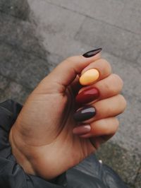 Autumn nails #manicure #fallnails #colours #nails #autumnnails #nailsdesign #nailsinspiration