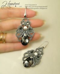 Lovely Needle Tatted Jewelry Tutorials by Happyland87 - The Beading Gem's Journal