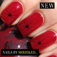 Get this spookily seductive mani with OPI classics The Thrill of Brazil & Black Onyx.