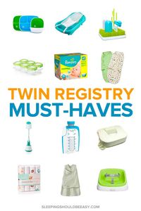 Are you expecting twins? Check out this comprehensive list of must haves for twins! It includes everything you'll need to care for two babies.