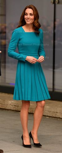 Mark Stewart on Twitter: "The Duchess of Cambridge visits the BBC in London wearing Emilia Wickstead to talk about cyberbullying.… "