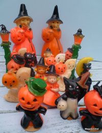 vintage Halloween candles by Gurley