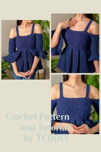 Over 300+ Free Crochet Video Tutorial & Crochet Pattern Available here! #crochet #crochetpattern #crochettutorial #crochetdiy Pinterest exclusive coupon code: get 20% off if you spend $19.99+. Use offer code "PIN20" 💖 Be sure to join us on YouTube, Instagram and check out my Etsy @TCDDIY