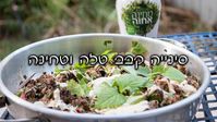 מתכון כשר לפסח - סינייה קבב טלה עם ירקות וטחינה גולמית
