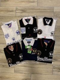 Polo da Uomo, La Martina regular fit. Patch sul fronte e logo cucito a contrasto. 95% cotone 5% elastan. Acquista #Polo #LaMartina per #Uomo al miglior prezzo scontato su Time #Outlet Albano Laziale.