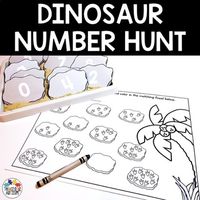 Do your students need to work on their counting and number recognition skills? Are you looking for engaging and fun activities to add to your dinosaur unit or math lessons? If so, these dinosaur number hunt worksheets are perfect to use as part of your math centers.This activity is a great way to ha...