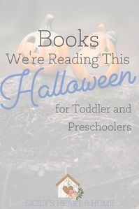 Celebrate ghosts, goblins, and pumpkins with these fun Halloween books for toddlers and preschoolers. #preschool #toddler #totschool #preschoolathome #halloween