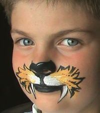 Tiger face paint