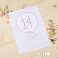 Meseros para comunión números de mesa– Modelo Alba– Colección Bodapix #bodapix #cards #numbers #tables #meseros #comuniones #comunion #communion