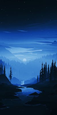 Dark night, river, forest, minimal, art, 1080x2160 wallpaper si queréis que alguien se vuelva chiribita .. lo estáis consiguiendo sin más preámbulos ni chismes absurdos.