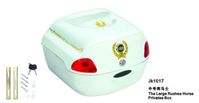 Tail Box (JK1017) JK1017 tail box description: SIZE: 34*32. 5*29 CM MATERIAL: ABS G. W: 3. 8KG N. W: 2. 8 KG LITRE: 10 L PACKAGE: 1 PCS/CTN