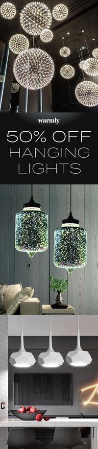 Hanging Lamp Flash Sale - 50% OFF or More on all hanging lamps!