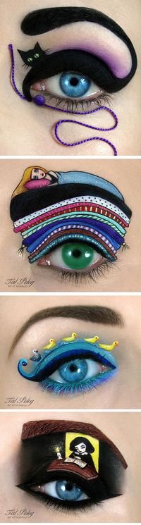 Imaginative makeup art…ain't nobody got time for that!