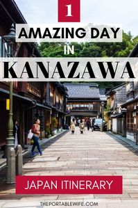 Explore Kanazawa Japan with this Kanazawa day trip itinerary. This Japan travel guide includes what to see in Kanazawa, like the famous Higashiyama chaya district, Kanazawa Castle, samurai house, and Kenrokuen garden. Then, eat delicious Kanazawa food and learn about the famous Japan samurai city. Find out why Kanazawa is one of the best Japan travel destinations! #japan #japantravel #travelguide #travel