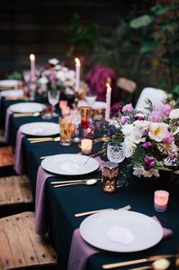 Love the navy with the lavender and gold