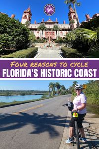 Our St. Augustine bike tour spans the expanse of Florida's Historic Coast. With great hotels, beautiful natural scenery, inspiring architecture and plenty of white sand beaches, the tour has a little bit of something for everyone.