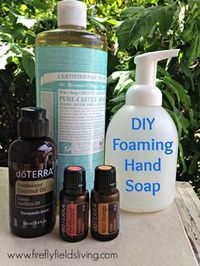 DIY doTERRA Essentials Oils Foaming Hand Soap Recipe