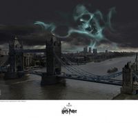 “Dark Mark Over London” is part of The Art of the Harry Potter Film Series. Collectors can now own these brilliant film-production images as limited edition fine art prints. Each print in the series is hand-numbered.