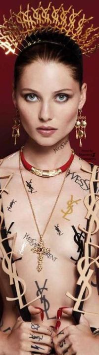 Vika Falileeva by Jamie Nelson – YSL February 2018