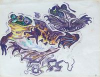 Walter Anderson, ‘Frogs’, ca. 1950
