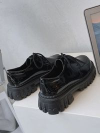 Minimalist Flatform Oxford Shoes | SHEIN USA