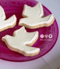 Biscoitos decorados para Batizado - Baptism (Christening) Decorated Cookies