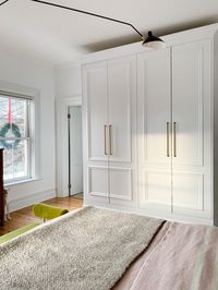 PAX closet hacked beautifully to match Victorian home - IKEA Hackers
